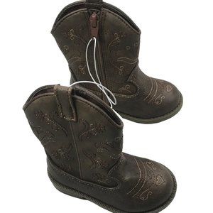 Cat And Jack Size 5 Chloe Cowgirl Boots Brown New With Tags
